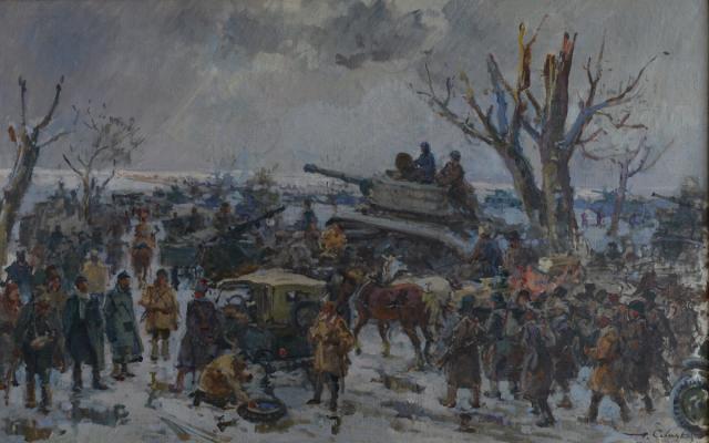 Савицкий Г.К. Переправа через Волгу у Сталинграда. 1944 Савицкий Г.К. Переправа через Волгу у Сталинграда. 1944